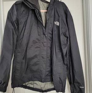 Black North Face Rain Jacket